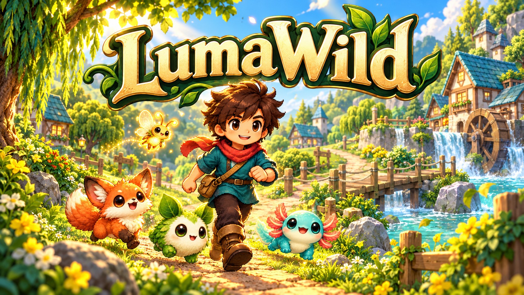 LumaWild: a sunlit woodland village full of friendly creatures